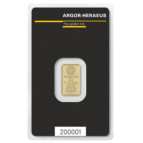 Lingou Aur 14K Argor Heraseus - 2 gr
