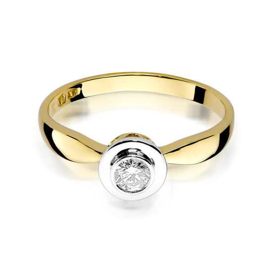 PROMO Inel Aur 14K cu Diamant Natural 0.20 ct