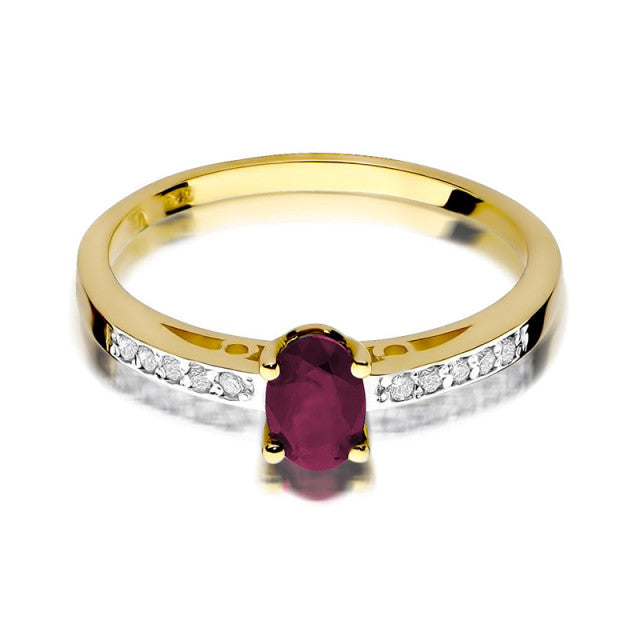 PROMO Inel Aur 14k cu Rubin 0.60 ct