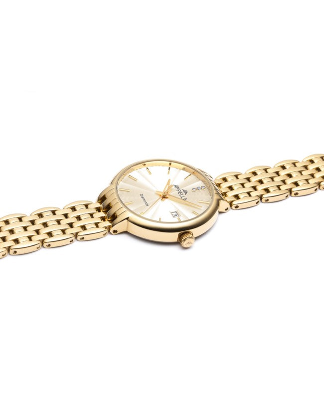 Ceas Appella, L32000.1111DQ, 31 mm, gold, cadran cu diamante (3 pietre)