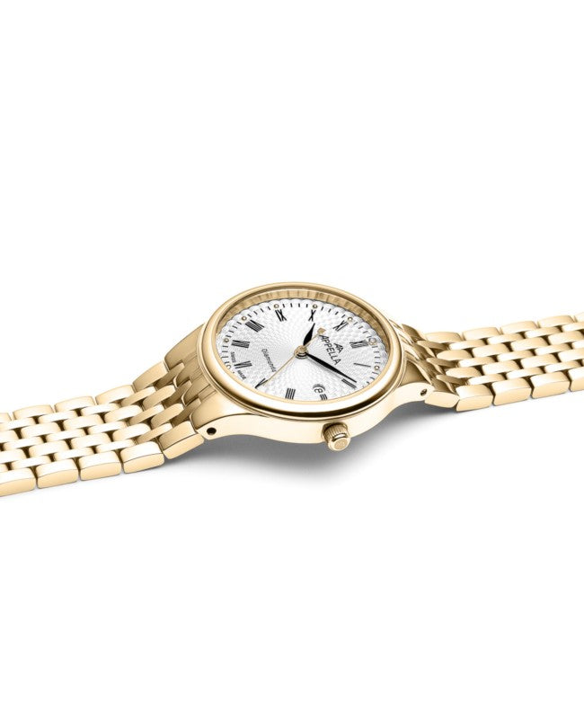 Ceas Appella, L32002.1133DQ, 30 mm, gold, cadran cu diamante (1 piatră)