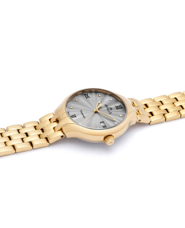 Ceas Appella, L50000.1187DQ, 30 mm, gold, cadran cu diamante (8 pietre)