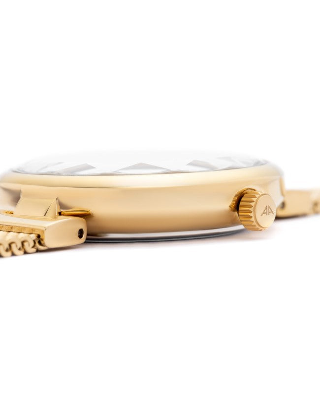 Ceas Appella, L50004.1171DQ, 30 mm, gold, cadran cu diamante (6 pietre)