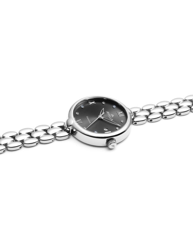 Ceas Appella, L50007.5187DQ, 28 mm, silver, cadran cu diamante (8 pietre)