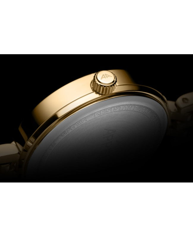 Ceas Appella, L50020.1141DQ, 29 mm, gold, cadran cu diamante (4 pietre)