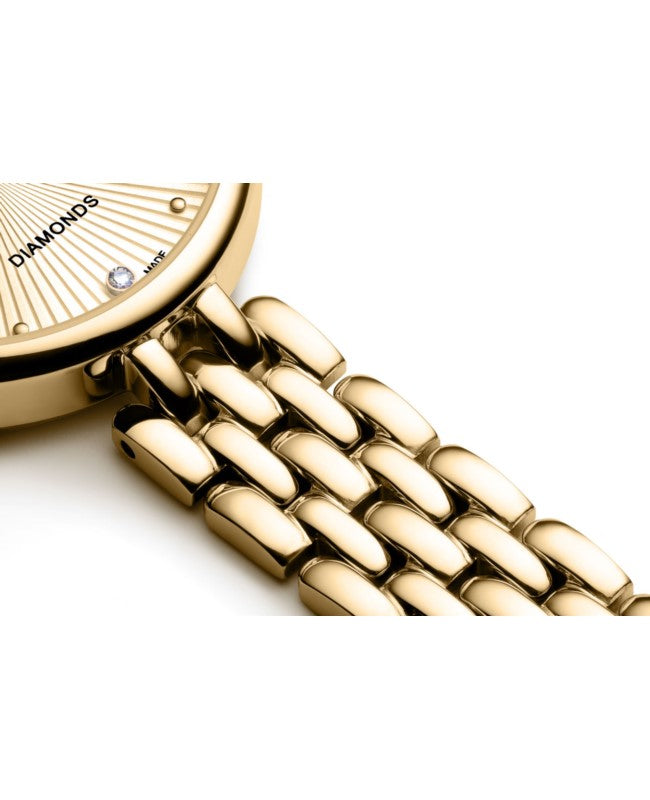 Ceas Appella, L50020.1141DQ, 29 mm, gold, cadran cu diamante (4 pietre)