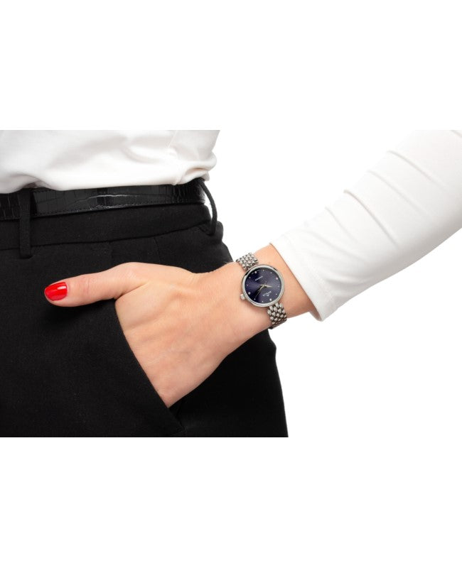 Ceas Appella, L50020.5145DQ, 29 mm, silver, cadran cu diamante (4 pietre)