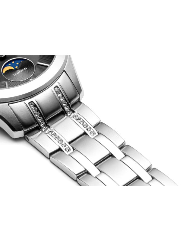 Ceas Appella, L50021.5166DQF, 36 mm, silver, cadran cu diamante (3 pietre)