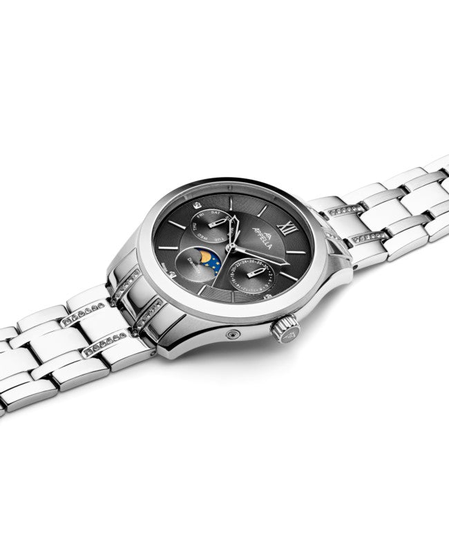 Ceas Appella, L50021.5166DQF, 36 mm, silver, cadran cu diamante (3 pietre)