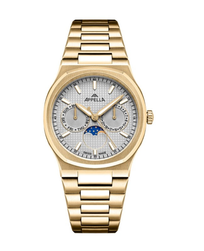 Ceas Appella, L32006.1117QF, 36,5 mm, gold