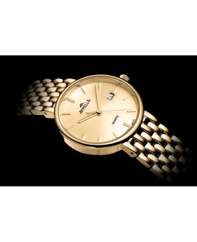 Ceas Appella, L32007.1111Q, 30 mm, gold