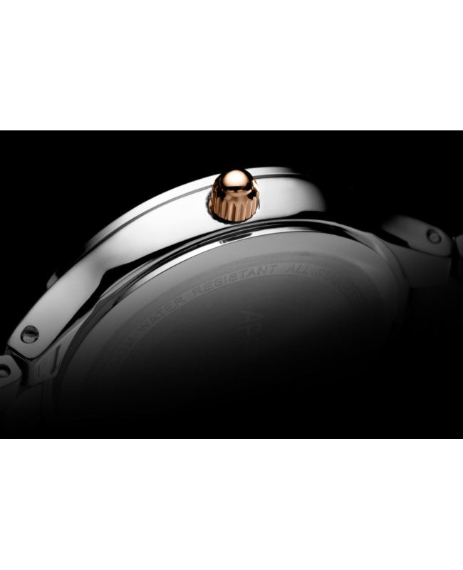 Ceas Appella, L50010.R117DQ, 31 mm, silver - rose gold, cadran cu diamante (1 piatră)