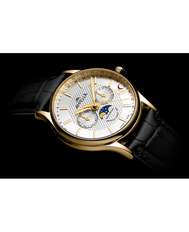 Ceas Appella, L70013.1213QF, 42 mm, gold
