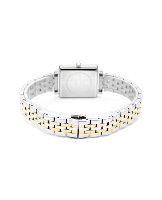 Ceas Appella, L50023.2163DQ, 24x26 mm, silver - gold, carcasă decorată cu diamante (8 pietre)