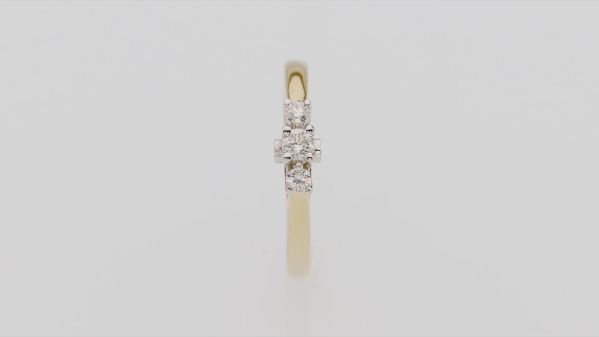 Inel Aur 14K cu Diamant 0.22 ct