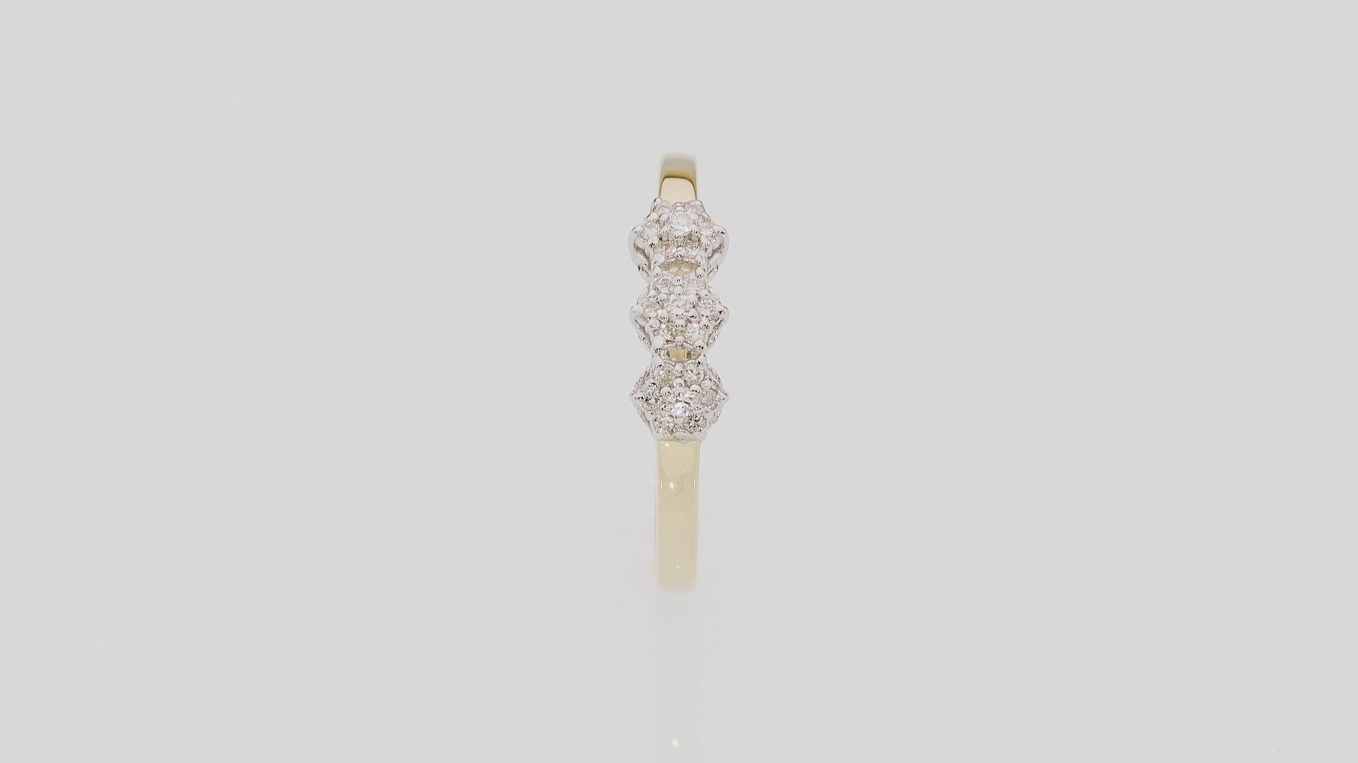 Inel Aur 14K cu Diamant 0.12 ct