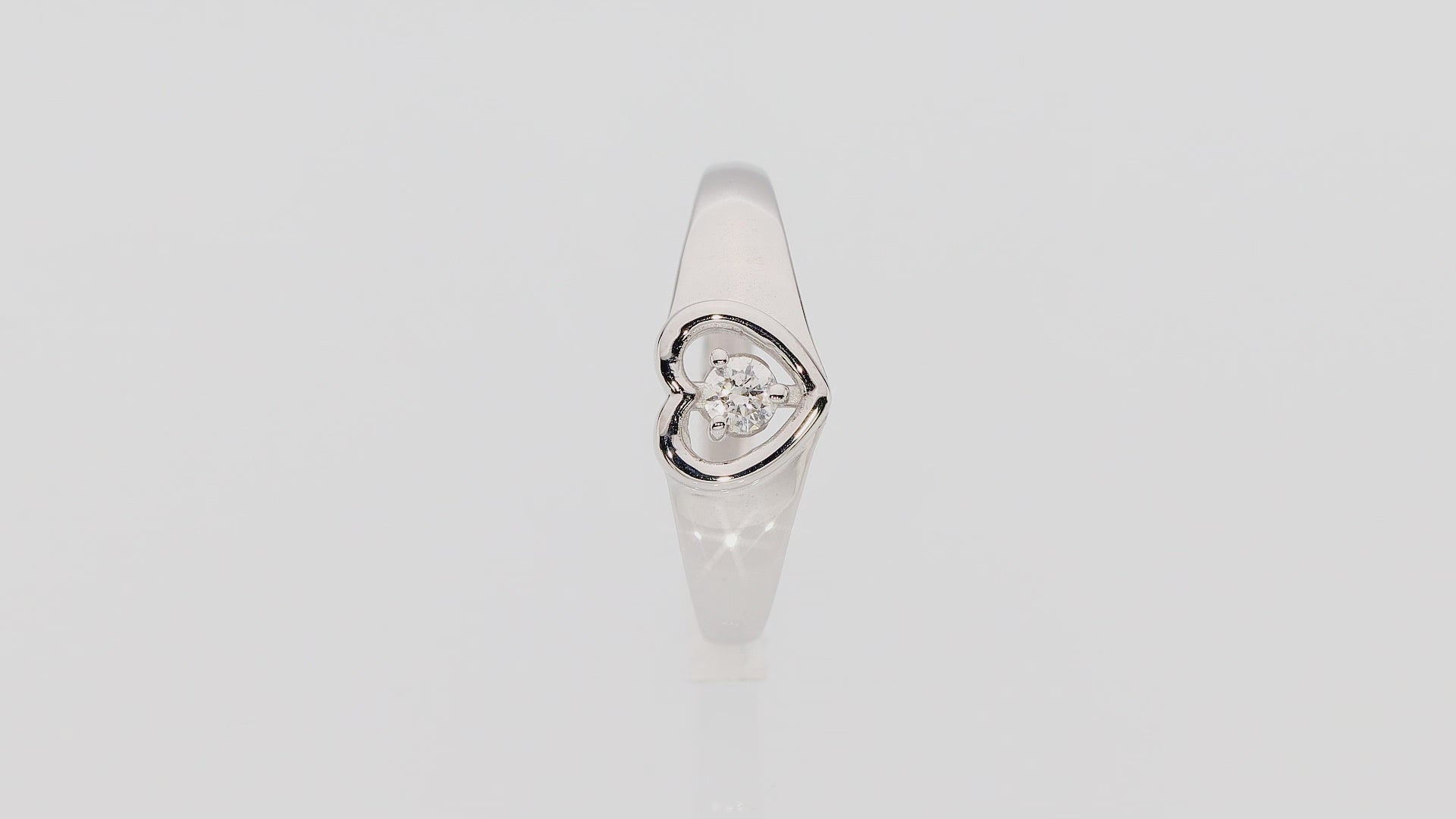 Inel Aur 14K cu Diamant 0,10 ct