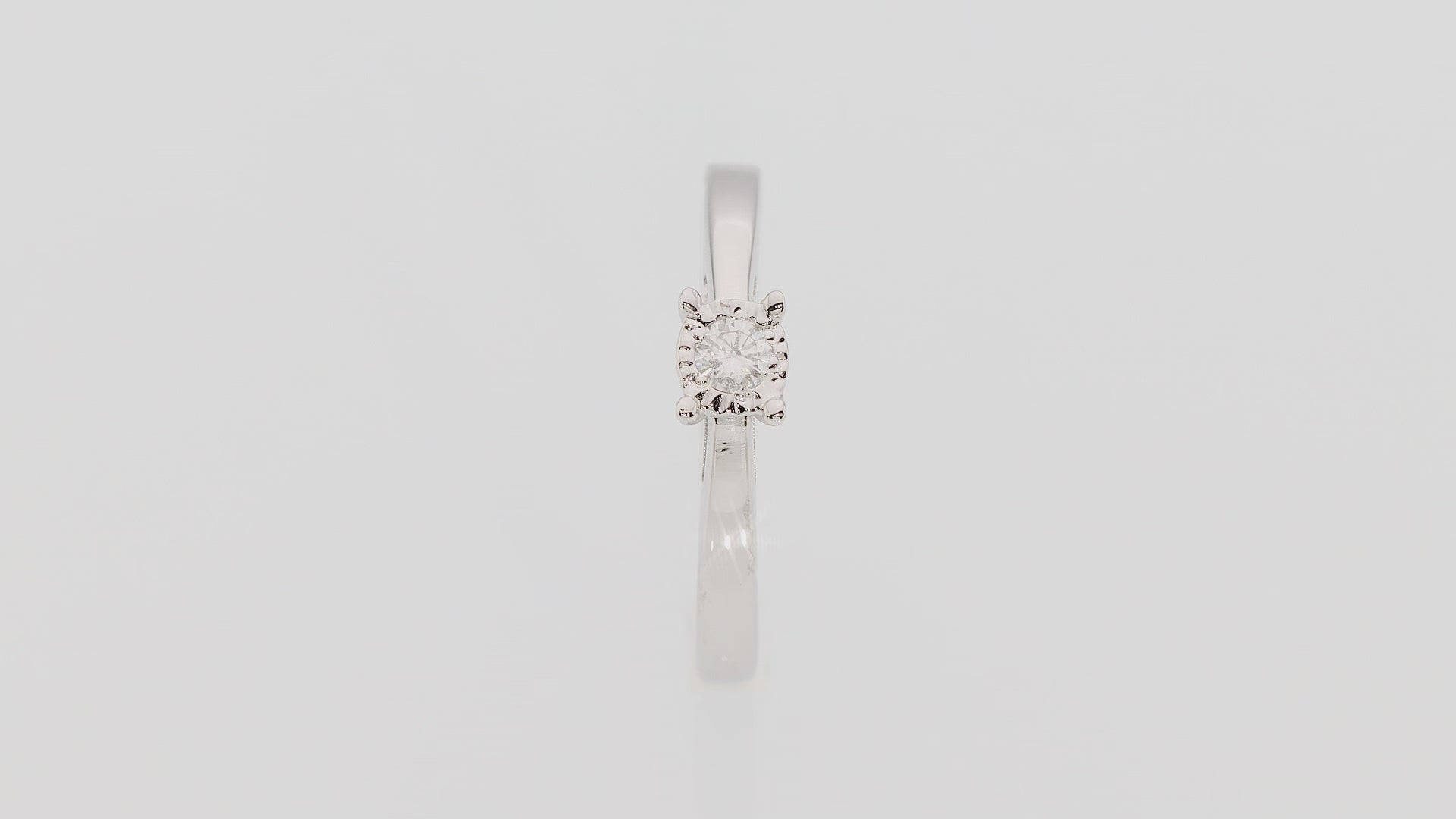 Inel Aur 14k cu Diamant 0.08 ct