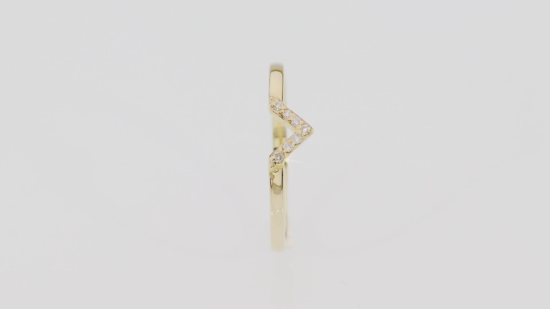 Inel Aur 14K cu Diamante 0.04 ct