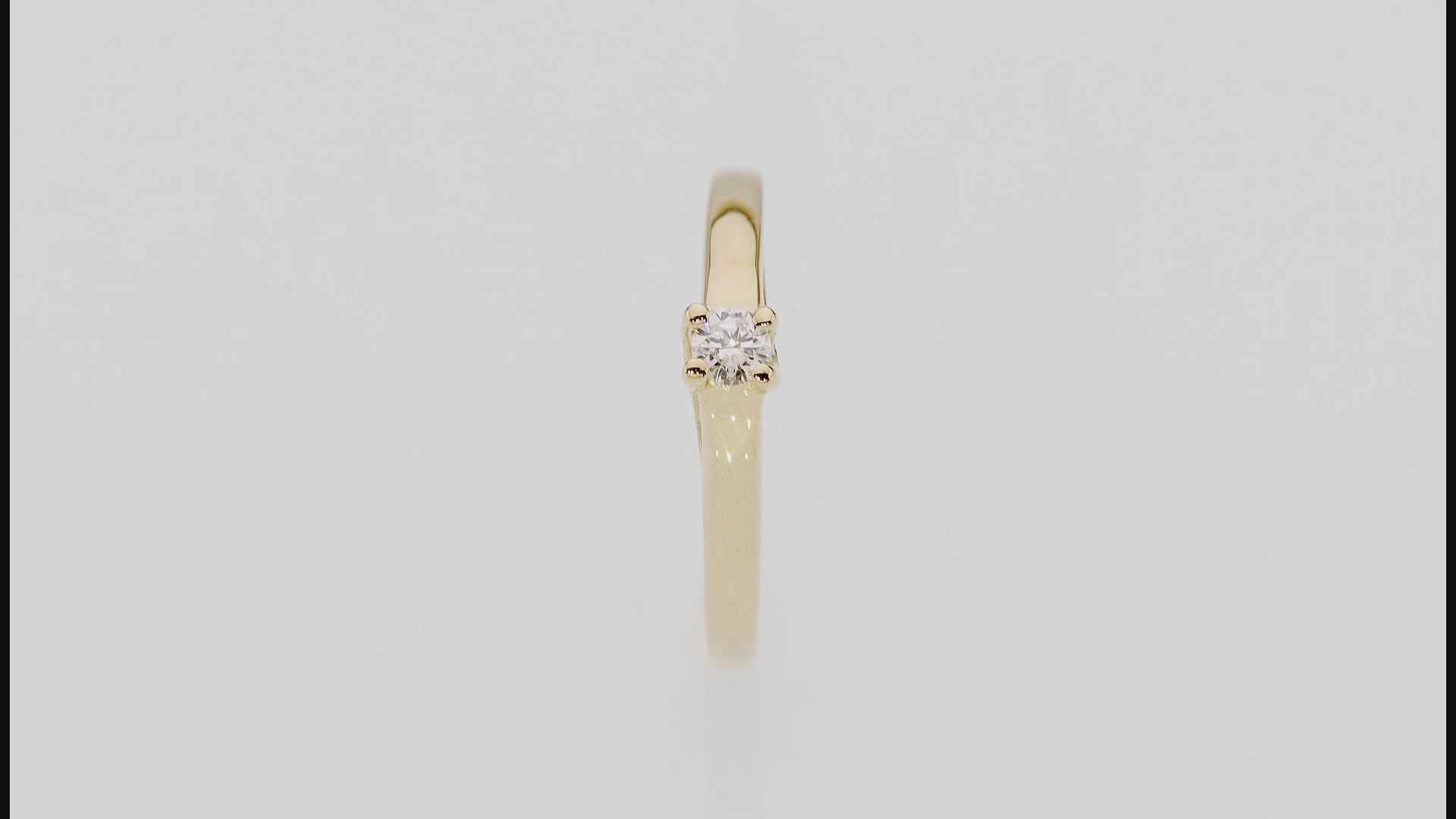 Inel Aur 14k cu Diamant 0.10 ct