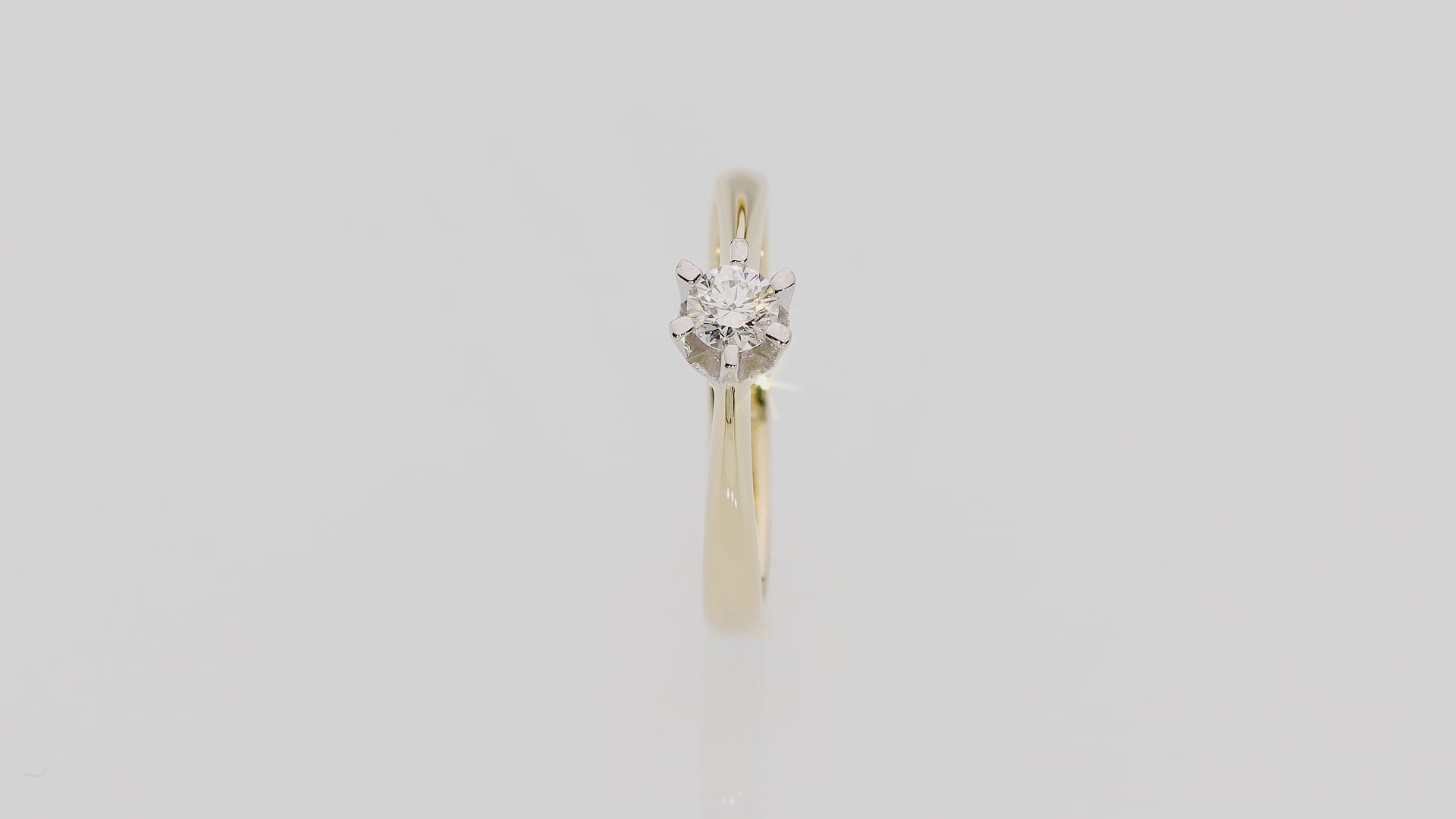 Inel Aur 14K cu Diamant 0.23 ct