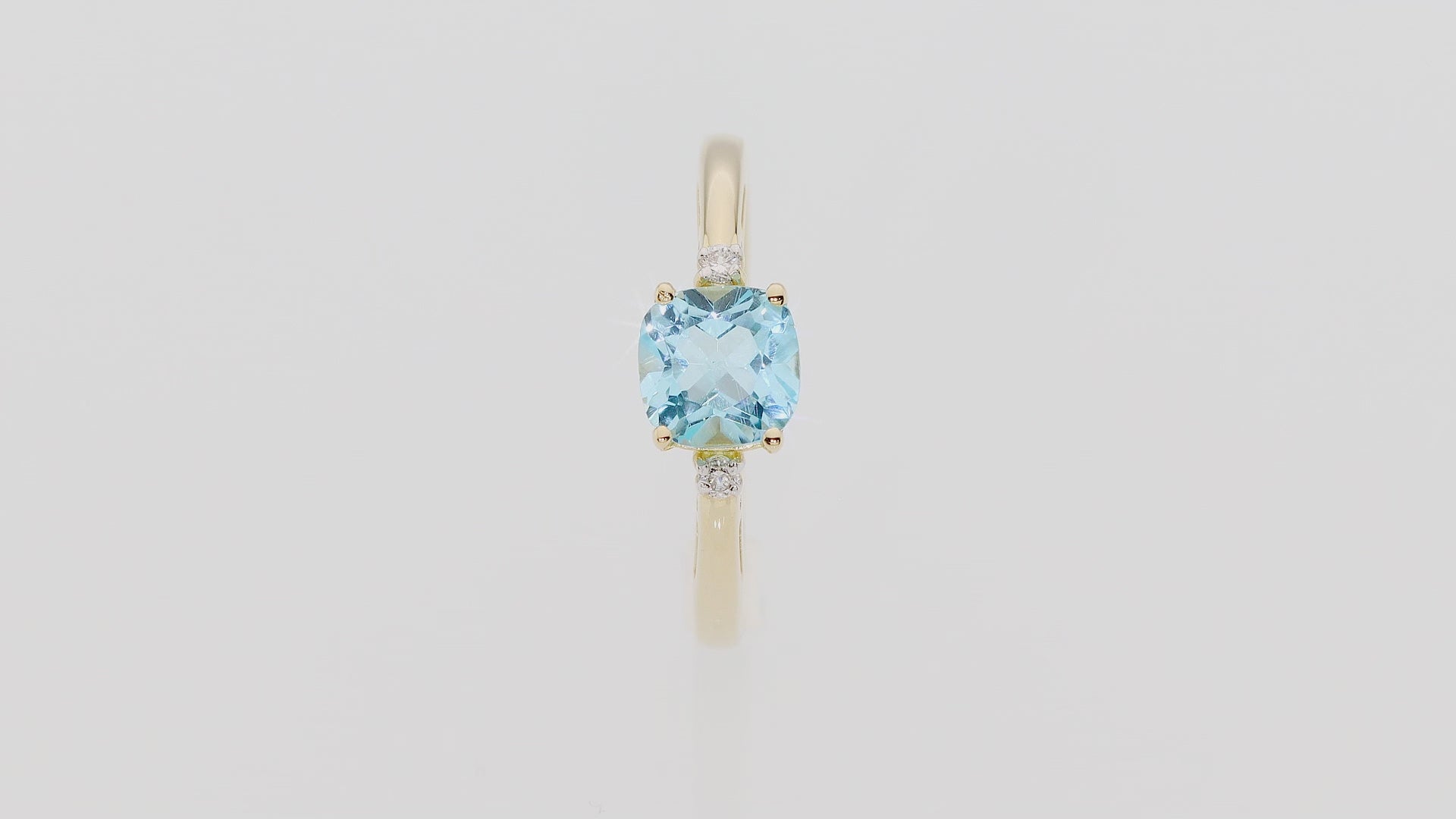 Inel Aur 14K cu Topaz 1.10 ct