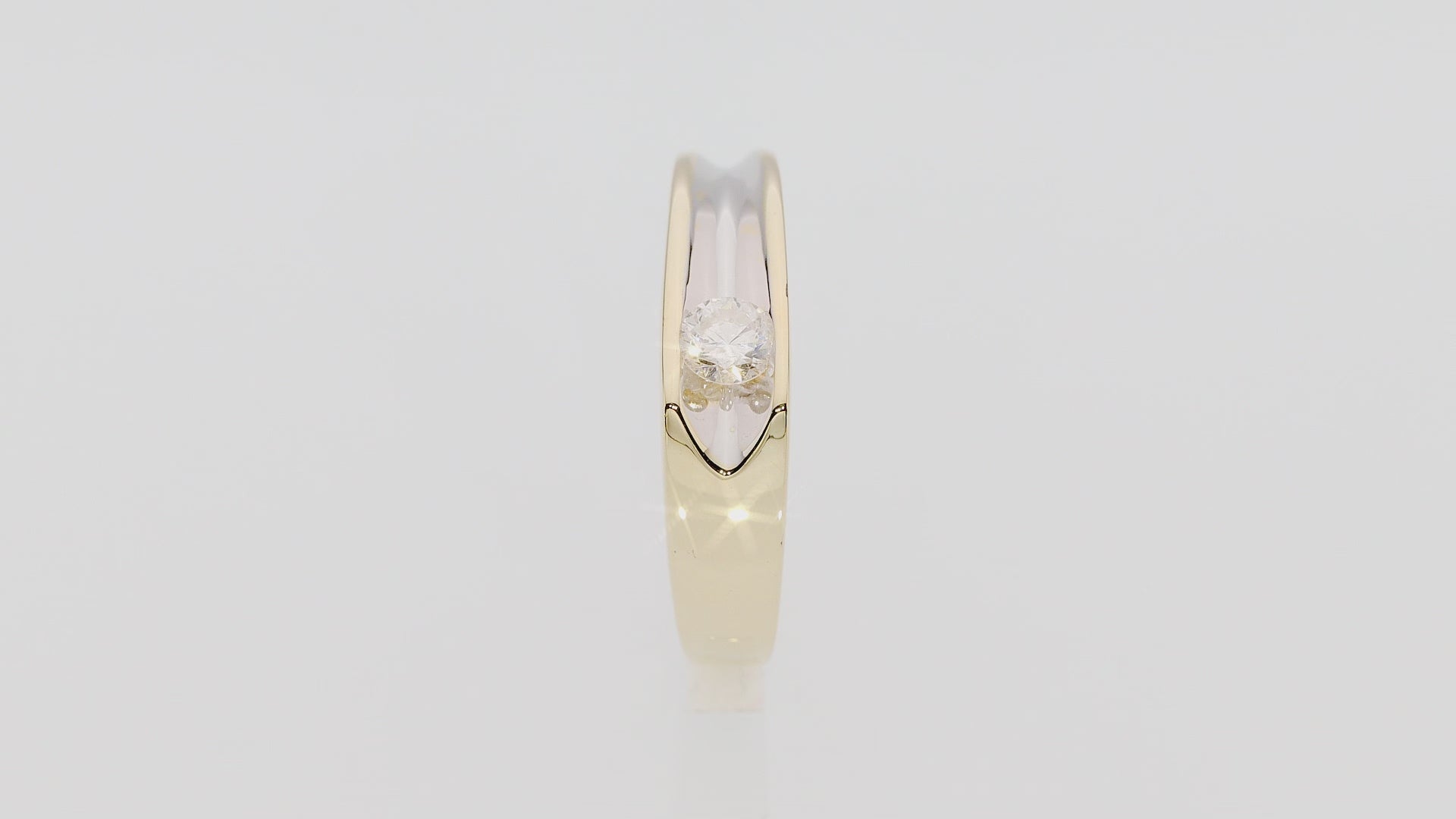 Inel Aur 14K cu Diamant 0.25 ct