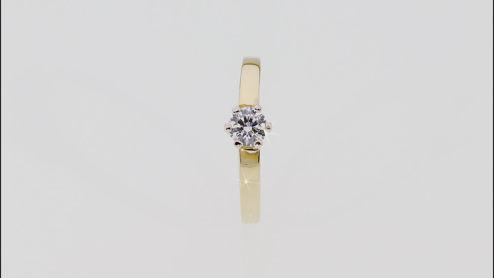 Inel Aur 14K cu Diamant 0.25 ct