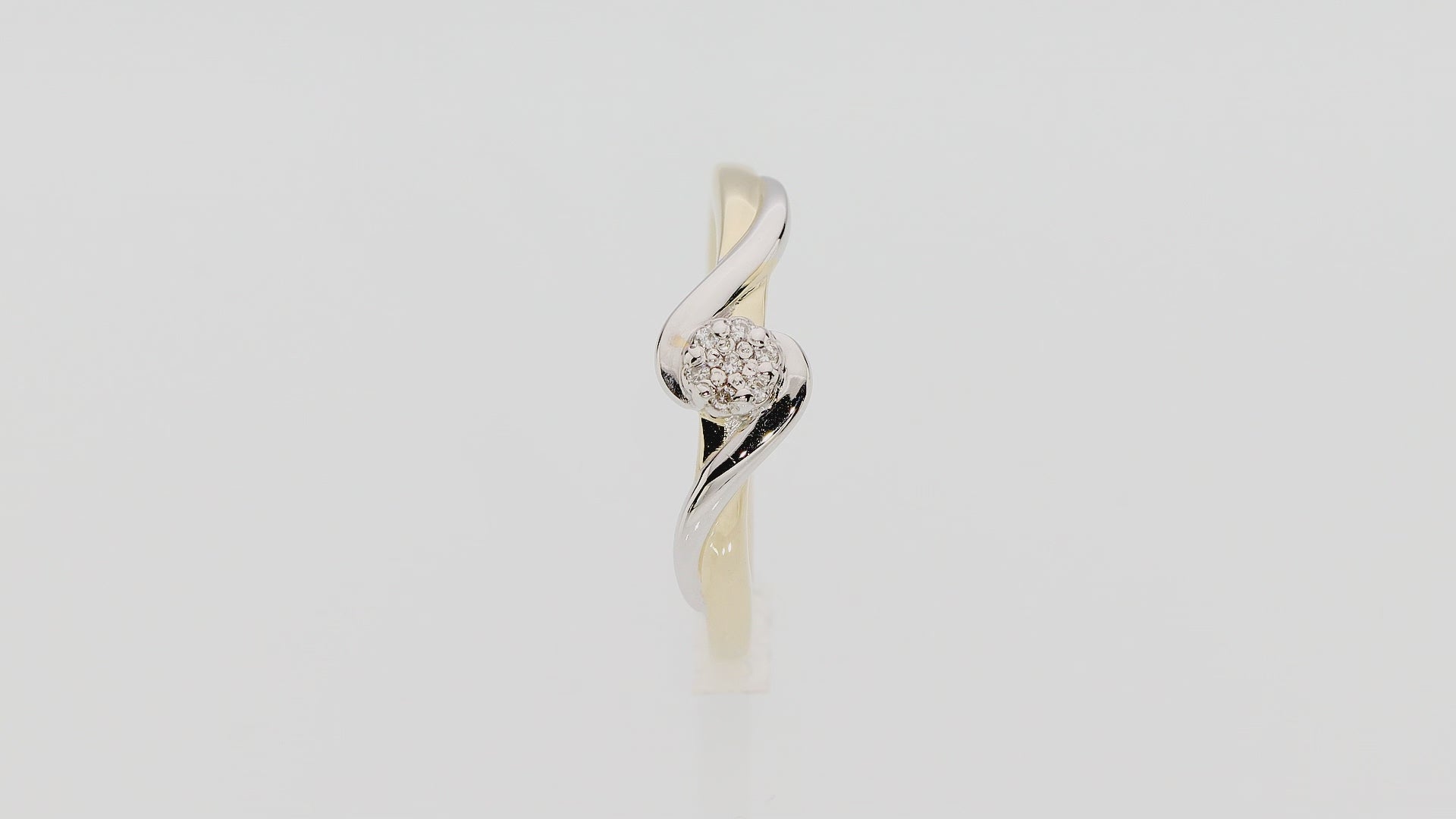 Inel Aur 14K cu Diamant 0.04 ct