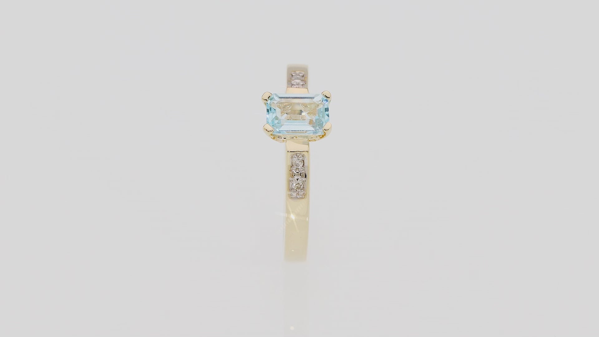 Inel Aur 14K cu Topaz 0.65 ct