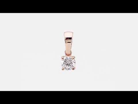 Pandantiv Aur 14K Z0576 Diamant 0,30ct Video