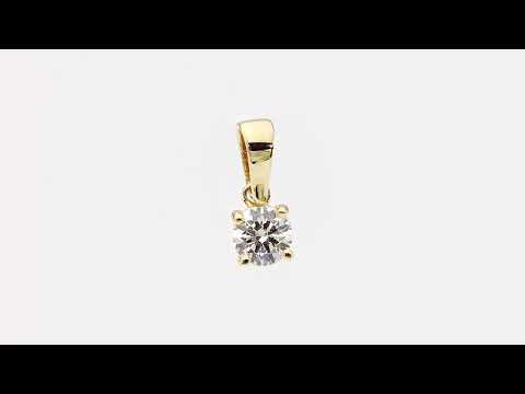 Pandantiv Aur 14K Z0576 Diamant 0,40ct Video