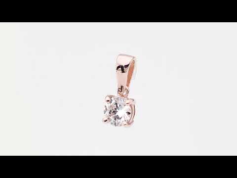Pandantiv Aur 14K Z0576 Diamant 0,50ct Video