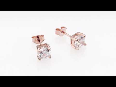 Cercei Aur 14K K0577 Diamant 2 x 1.00ct Video