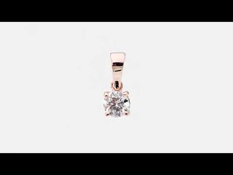 Pandantiv Aur 14K Z0576 Diamant 0,40ct Video