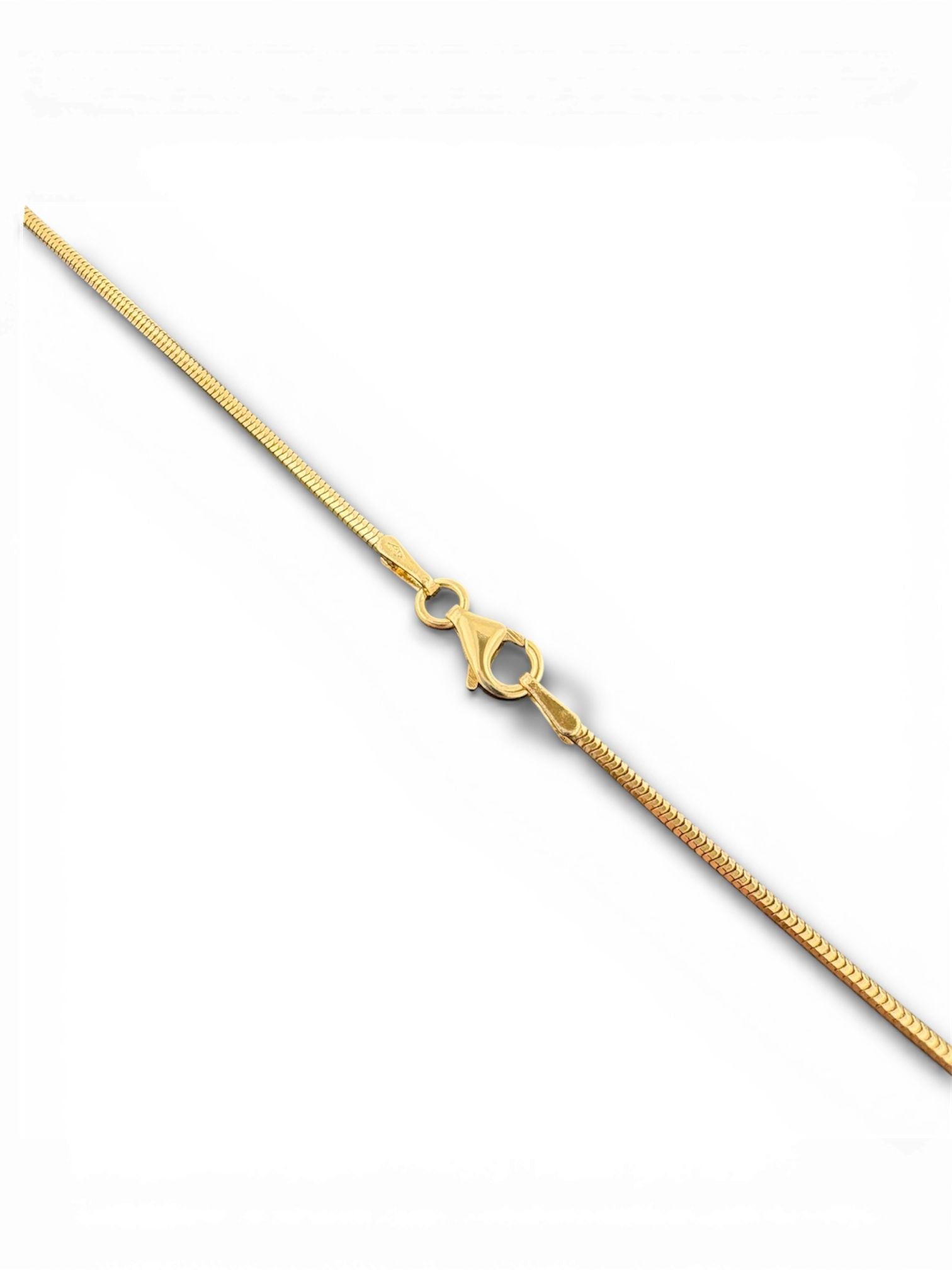 Lant Aur 14K Snake 45 cm