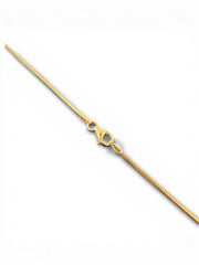 Lant Aur 14K Snake 45 cm