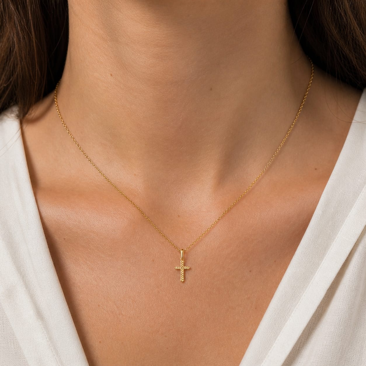 Pandantiv Aur 14K cu Cruciulita