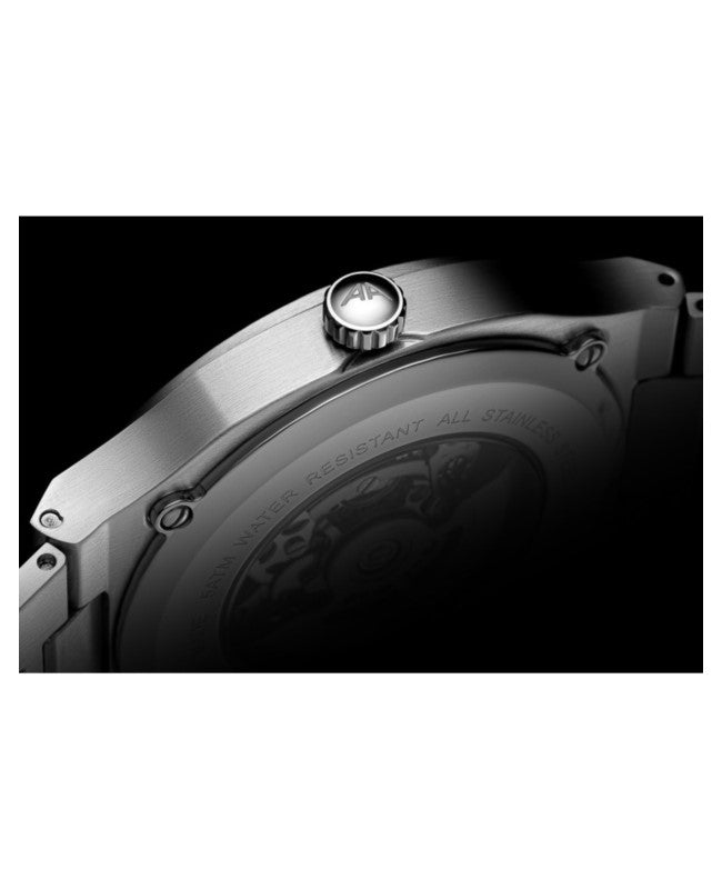 Ceas Appella, L12006.5115ASQ, 43 mm, silver, capac spate cu sticlă de safir