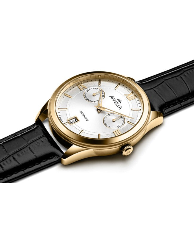 Ceas Appella, L70014.1263QF, 42 mm, gold