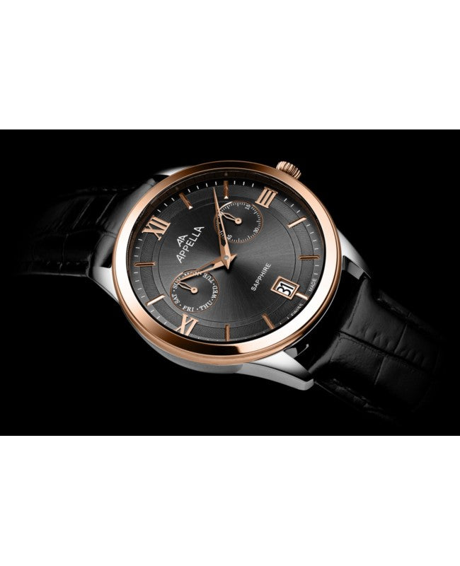Ceas Appella, L70014.R2R6QF, 42 mm, silver - rose gold