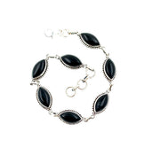 Bratara Argint cu Onix Negru