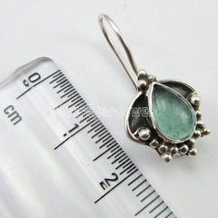 Cercei Argint 925 cu Apatit 2.5 cm lungime