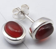 Cercei Argint 925 cu Carnelian 0,9 cm lungime