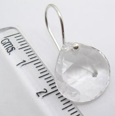 Cercei Argint 925 cu Cristal, 2.6 cm lungime