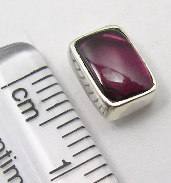 Cercei Argint 925 cu Garnet, 0,8 cm lungime