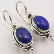 Cercei Argint 925 cu Lapis Lazuli, 2.5 cm lungime