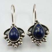 Cercei Argint 925 cu Lapis Lazuli 2.5 cm lungime