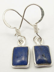 Cercei Argint 925 cu Lapis Lazuli, 2,7 cm lungime