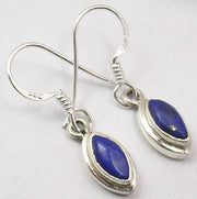 Cercei Argint 925 cu Lapis Lazuli, 2,8 cm lungime